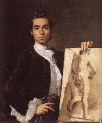 MELeNDEZ, Luis Portrait of the Artist g oil